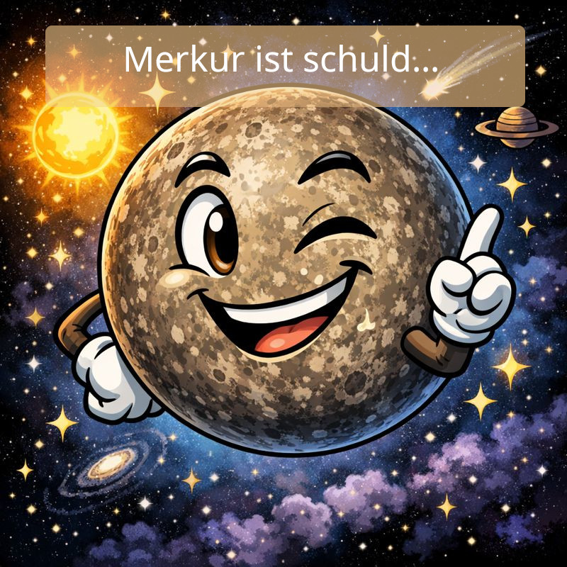 Merkur ist schuld